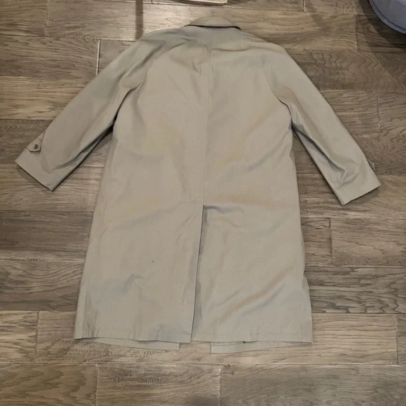 Vintage London Fog Trench Coat Mens 42 W/Warm Zip-Out Lining Made in USA 70s-80s - Picture 3 of 16